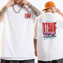 Singer Bad Bunny DTMF World Tour 2026 NEW T Shirts Men Women Vintage Fashion Streetwear 100% Cotton Short Sleeve Plus Size Tops