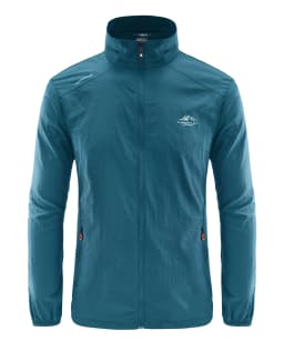 Summer Men's Sun Protection Casual Breathable Sports Windproof Water Resistant Ultrathin Jacket Outdoor Fishing Skin Clothing