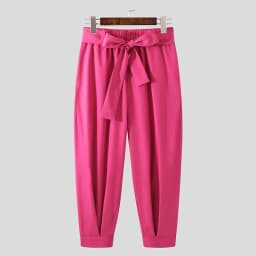 Spring Men Belt Baggy Pants Casual Streetwear Premium Quality Solid Color Oversized Joggers Fashion Harem Pants 2026 New S-3XL