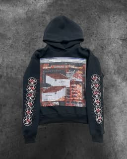 Harajuku Casual MP3 Print Hoodies Men Grunge Streetwear Sweatshirt Tops Goth Y2k Oversized Hoodie Tracksuit Men Clothing