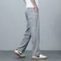 High Quality Spring Summer Lyocell Men's Jeans Loose Straight Wide Leg Casual With Slant Pockets Trousers Male Plus Size 40