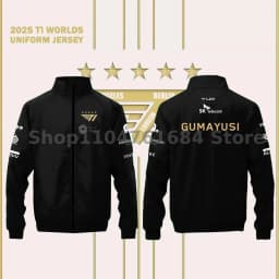 T1 2025 World Championship Lol Esports Club Champion Five Star Limited Edition Team Jacket Faker Fan Support Jacket