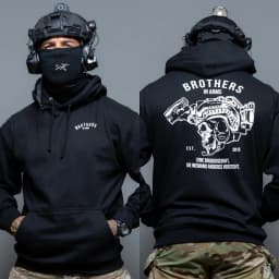 Brothers in Arms _ Team Hoodie Graphic Cotton High-end Luxury Unisex Style Both of Men and Women