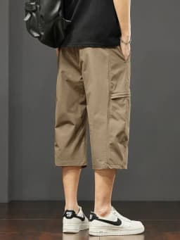 Cargo Shorts Men Working Cropped Pants Summer New Thin Casual Loose Sports Shorts Bermudas Fashion Casual Man Shorts