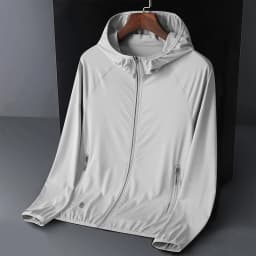 UV Protection UPF50+ Hoodie Jacket Couple's Ice Silk Summer Unisex Breathable Outdoor Sports Beach Street Lightweight Jacket