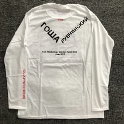 Gosha Building Long Sleeve Youth Hotel Russian 032c HD Digital Print Loose Tide Brand