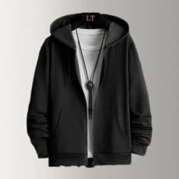 2025 Winter Windproof Hoodie - Men's Sherpa Lined Sweatshirt Thermal Zip Up Outerwear Streetwear S-5XL