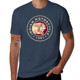 Black Friday Indian Vintage Motorcycle T-Shirt summer top vintage t shirts oversized t shirt men