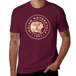 Black Friday Indian Vintage Motorcycle T-Shirt summer top vintage t shirts oversized t shirt men