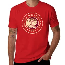 Black Friday Indian Vintage Motorcycle T-Shirt summer top vintage t shirts oversized t shirt men