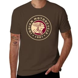 Black Friday Indian Vintage Motorcycle T-Shirt summer top vintage t shirts oversized t shirt men