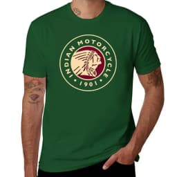 Black Friday Indian Vintage Motorcycle T-Shirt summer top vintage t shirts oversized t shirt men