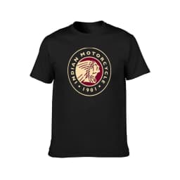 Black Friday Indian Vintage Motorcycle T-Shirt summer top vintage t shirts oversized t shirt men