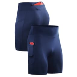 High Waist Tight Compression Sports Shorts for Men Quick Dry Breathable Jogging Marathon Training Fitness Running Shorts