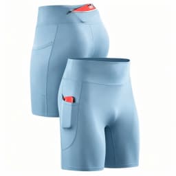 High Waist Tight Compression Sports Shorts for Men Quick Dry Breathable Jogging Marathon Training Fitness Running Shorts