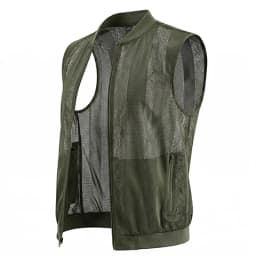 New Summer Men Mesh Hollow Waistcoat Breathable Outdoor Sports Coat High-Quality Design Leisure Vest Men's Biker Vests Size 5XL