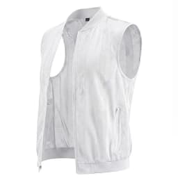 New Summer Men Mesh Hollow Waistcoat Breathable Outdoor Sports Coat High-Quality Design Leisure Vest Men's Biker Vests Size 5XL
