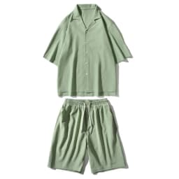 2Pieces(Shirts+Shorts)Men Sets Plus Size 5XL-M Summer Loose Short Sleeve Shirt and Knee Length Shorts Men's Sets Casual Clothing