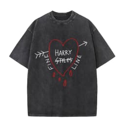 Retro Washed Harry Styles T-shirt Men Women O-Neck Oversized Cotton T Shirt Tops