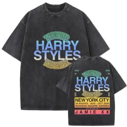 Retro Washed Harry Styles T-shirt Men Women O-Neck Oversized Cotton T Shirt Tops