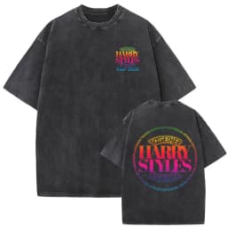 Retro Washed Harry Styles T-shirt Men Women O-Neck Oversized Cotton T Shirt Tops