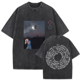 Retro Washed Harry Styles T-shirt Men Women O-Neck Oversized Cotton T Shirt Tops