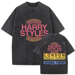 Retro Washed Harry Styles T-shirt Men Women O-Neck Oversized Cotton T Shirt Tops