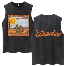 Rock Band EXTREMODURO Same Style Washed Tank Tops I Do Not Want To Be Like You Sleeveless T-shirts Men Women Loose Cotton Vest