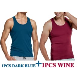 Tank Tops Men New 100% Cotton Solid Vest Mens Slim Casual Breathable Sleeveless Tops Gym Running Undershirt Male Gift Hot Sale