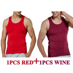 Tank Tops Men New 100% Cotton Solid Vest Mens Slim Casual Breathable Sleeveless Tops Gym Running Undershirt Male Gift Hot Sale