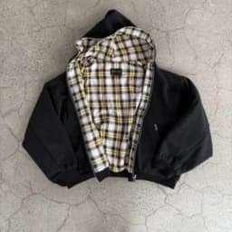 Autumn winter loose cardigan jacket sweater jacket streetwear retro double-sided square zipper hoodie fashionable men and women