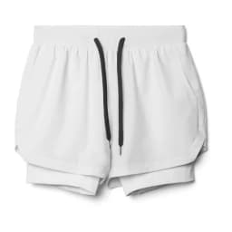 2025 NEW Men's Sports Shorts 2 in 1 Running Shorts Men's Double Layer Breathable Fitness Bodybuilding Training Jogging Shorts