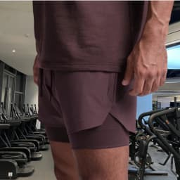 2025 NEW Men's Sports Shorts 2 in 1 Running Shorts Men's Double Layer Breathable Fitness Bodybuilding Training Jogging Shorts