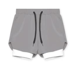2025 NEW Men's Sports Shorts 2 in 1 Running Shorts Men's Double Layer Breathable Fitness Bodybuilding Training Jogging Shorts