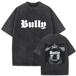 Vintage Washed Kanye West Ye Bully Album 2026 Graphic T Shirts Men's Hip Hop Oversized Fashion Cotton T-shirt Unisex Streetwear
