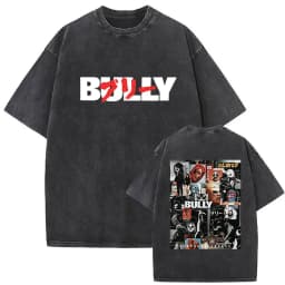 Vintage Washed Kanye West Ye Bully Album 2026 Graphic T Shirts Men's Hip Hop Oversized Fashion Cotton T-shirt Unisex Streetwear