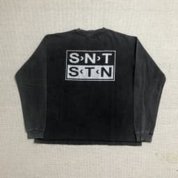 SAINT OF MICHAEL Best Quality Streetwear Vintage Long Sleeves Tee Casual Loose Oversize 100%Cotton Tops T Shirt For Men Unisex