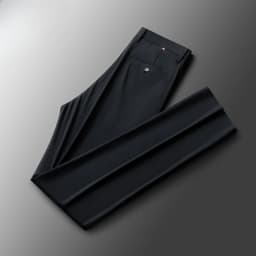 Brand Clothing 2026 Summer High Stretch Men's Casual Pants Quick Dry Business Straight Pants Thin Formal Suit Trousers Male 40