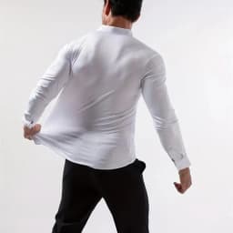 Premium Men's Ultra Stretch Dress Shirts Long Sleeve High Quality Business Formal Wrinkle-free Soft White Social Male Clothing
