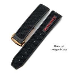 20mm 21mm 19mm 18mm 22mm Quality Natural Rubber Silicone Watch Band for Omega Speedmaster Watch Seamaster Deployment Clasp Strap