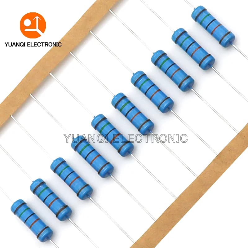 10pcs 3W Metal Film Resistor 1% 1R-2.2M 0.1 0.22 1 120 200 240 510 560 680 1K 3.3K 5.1K 5.6K 7.5K 10K 75K 330K 430K 1M ohms