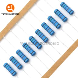 10pcs 3W Metal Film Resistor 1% 1R-2.2M 0.1 0.22 1 120 200 240 510 560 680 1K 3.3K 5.1K 5.6K 7.5K 10K 75K 330K 430K 1M ohms