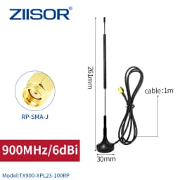868 MHz LoRa Antenna WiFi 915 MHz Long Range Antena for 923 MHz RP SMA Male Helium Miner Antenna Indoor Low SWR
