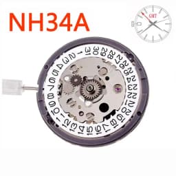High Accuracy Japan NH35A Automatic Mechanical Movement NH34 NH36 NH38 NH05 NH70/71/72 21600 bph GMT Model 3.8H 4H 9H Crown