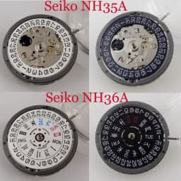 High Accuracy Japan NH35A Automatic Mechanical Movement NH34 NH36 NH38 NH05 NH70/71/72 21600 bph GMT Model 3.8H 4H 9H Crown
