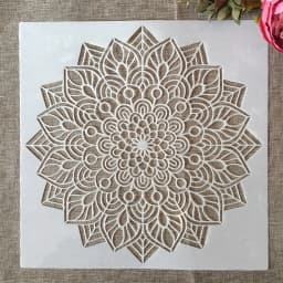 30*30cm Geometry Mandala Layered Round DIY Layering Stencils Painting Scrapbook Coloring Embossing Album Decorative Template