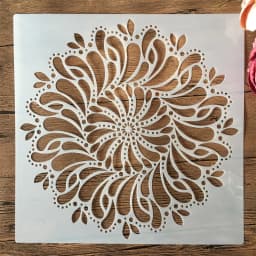 30*30cm Geometry Mandala Layered Round DIY Layering Stencils Painting Scrapbook Coloring Embossing Album Decorative Template