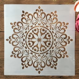 30*30cm Geometry Mandala Layered Round DIY Layering Stencils Painting Scrapbook Coloring Embossing Album Decorative Template