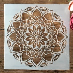 30*30cm Geometry Mandala Layered Round DIY Layering Stencils Painting Scrapbook Coloring Embossing Album Decorative Template