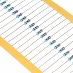 100pcs 1/4W Metal Film Resistor 1.8 2 2.2 18 20 22 180 200 220 R Ohm K M 1% 0.25W Five-color Ring Resistance 1R8 2R 2R2 18R 20R